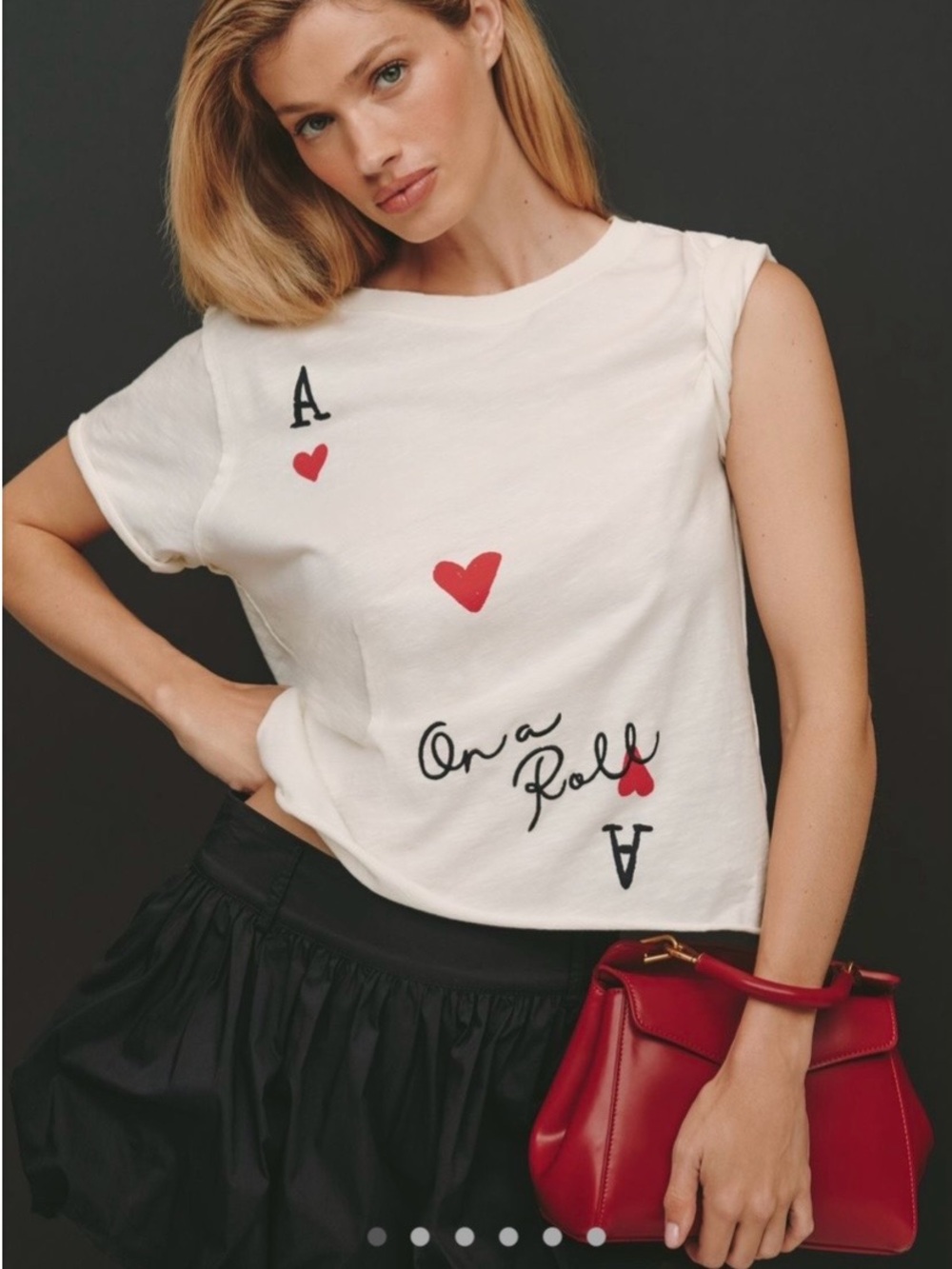 Anthropologie Maeve Jordan Nickson Ace Card 100 % cotton top medium